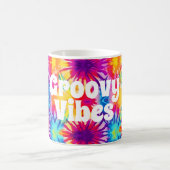 Groovy Vibes Gefärbte Krawatte individuell anpassb Kaffeetasse (Mittel)