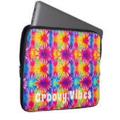 Groovy Vibes Gefärbte Krawatte individuell anpassb Laptopschutzhülle (Vorne Rechts)