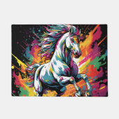 Groovy Vintag Race Race Pop Fußmatte (Vorderseite)