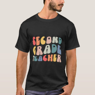 Groovy Vintage 2. Klasse Lehrer Byck Zur Schule T-Shirt