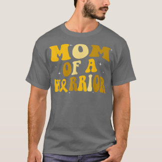 Groovy Vintage Krebserkrankung im Kindesalter Mama T-Shirt
