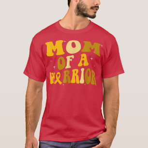 Groovy Vintage Krebserkrankung im Kindesalter Mama T-Shirt