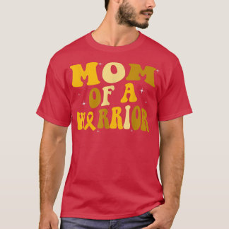 Groovy Vintage Krebserkrankung im Kindesalter Mama T-Shirt
