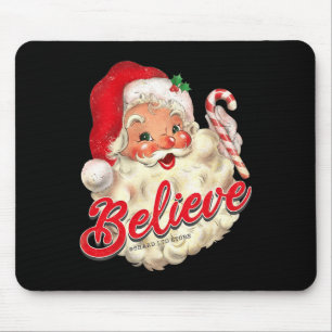 Groovy Vintage Weihnachtsmann Frohe Weihnachten Mä Mousepad