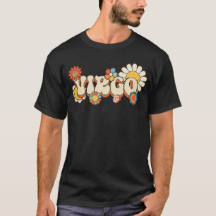 Groovy Virgo August September Geburtstagsastrologi T-Shirt