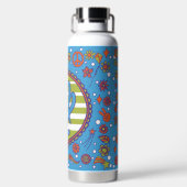 Groovy Virgo Custom Trinkflasche (Rückseite)