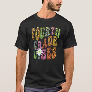 Groovy VIRTH GRADE VIBES Lehrer Leopard Print 4t T-Shirt