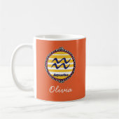 Groovy Wassermann Custom Kaffeetasse (Links)