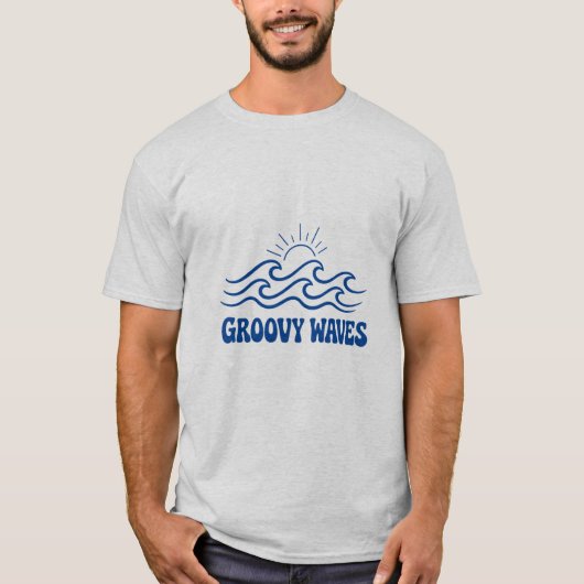 Groovy Waves T-Shirt (Vorderseite)