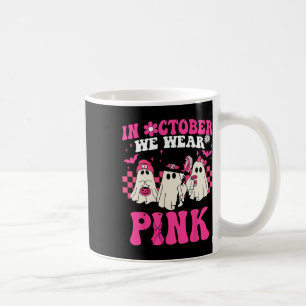 Groovy Wear Pink Brustkrebs Krieger Niedlich Ghost Kaffeetasse