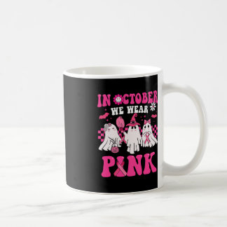 Groovy Wear Pink Brustkrebs Krieger Niedlich Ghost Kaffeetasse