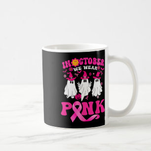 Groovy Wear Pink Brustkrebs Krieger Niedlich Ghost Kaffeetasse