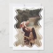 Groovy Weihnachten 70er Weihnachtskarte (Rückseite)