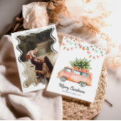 Groovy Weihnachten 70er Weihnachtskarte