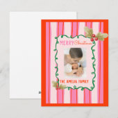 Groovy Weihnachten Doodle Foto  (Vorne/Hinten)