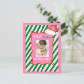 Groovy Weihnachten Santa Doodle Foto  (Stehend Vorderseite)