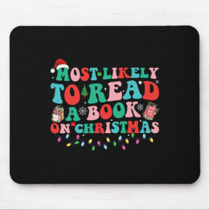 Groovy Weihnachten Wahrscheinlich ein Buch über Ch Mousepad