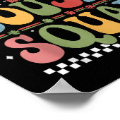 Groovy Weihnachts-Cousin Squad Xmas Matching Boys Poster (Ecke)