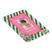 Groovy Weihnachtsbaum-Doodle-Foto  Magnet (Rechte Seite)