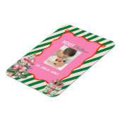 Groovy Weihnachtsbaum-Doodle-Foto  Magnet (Linke Seite)