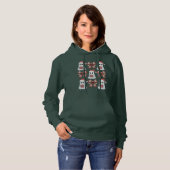 Groovy Weihnachtsghost und Coquette Hoodie (Vorne ganz)
