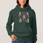 Groovy Weihnachtsghost und Coquette Hoodie (Vorderseite)