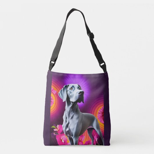 Groovy Weimaraner Tasche (Rückseite)
