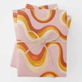 Groovy Welle Geschenkpapier Set (Beispiel)