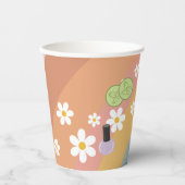 Groovy Wellness-Center Birthday Paper Cup Pappbecher (Vorderseite)