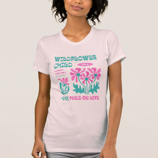Groovy Wildblume Retro Vibes T-Shirt