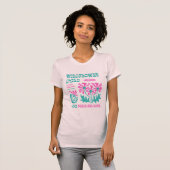 Groovy Wildblume Retro Vibes T-Shirt (Vorne ganz)