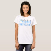 Groovy Wildblume stärker als Prostatakrebs T-Shirt (Vorne ganz)