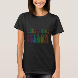 Groovy Winners Tragen Gelben Krieg 60er Go Sommer T-Shirt