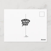 GROOVY WINTER WISHES HOLIDAY POSTCARD POSTKARTE (Rückseite)