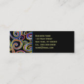 Groovy Wirbel ~ Geschäfts-Karte/nennende Karte (Rückseite)