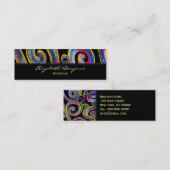 Groovy Wirbel ~ Geschäfts-Karte/nennende Karte (Vorne/Hinten)