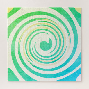 Groovy Wirbel Herausforderung Jigsaw Puzzle
