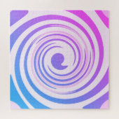 Groovy Wirbel Herausforderung Jigsaw Puzzle (Horizontal)