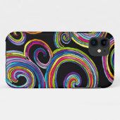 Groovy Wirbel - iPhone5/5s/SE Fall Case-Mate iPhone Hülle (Rückseite (Horizontal))