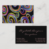 Groovy Wirbel ~ Visitenkarte (Vorne/Hinten)
