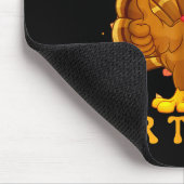 Groovy wird Brüder für Truthahn lustig danken hand Mousepad (Ecke)