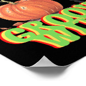 GROOVY WITCH lustige Halloween-Hexen Poster (Ecke)