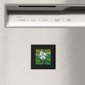 Groovy Wound Care Funny St Patricks Day Wound Care Magnet (In Situ (Geschirrspüler))