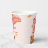 Groovy Young Wild und Three Pink Peach Van Daisy Pappbecher (Rechts)