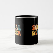 Groovy Zweifarbige Tasse (Mittel)