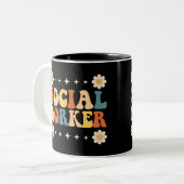 Groovy Zweifarbige Tasse (Vorderseite Links)