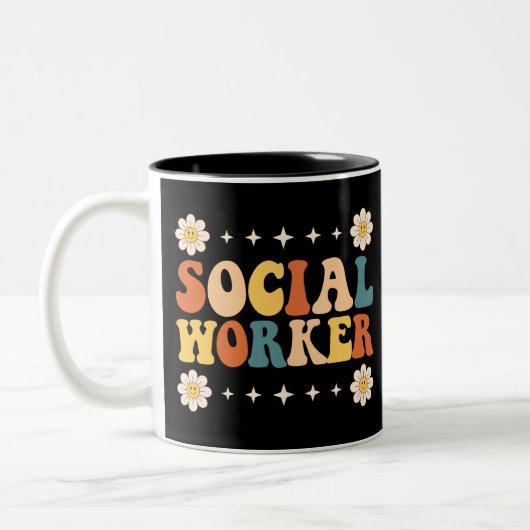 Groovy Zweifarbige Tasse (Links)