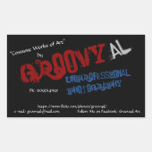 Groovyal Sticker (Vorderseite)