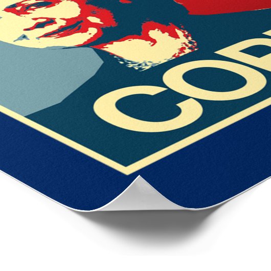 GROPE DOPE HOPE NOPE - ABSTIMMUNG BERNIE SANDERS POSTER (Ecke)