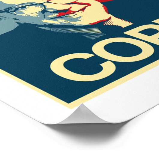 Grope Dope Hope Nope Pope Mope Cope Scope Abstimmu Poster (Ecke)